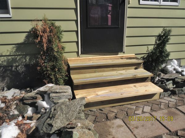Rebuilding Front Steps in Milford, CT (3)